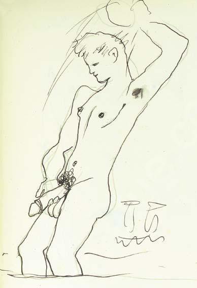 'Jeune Homme Nu'' by Jean Cocteau