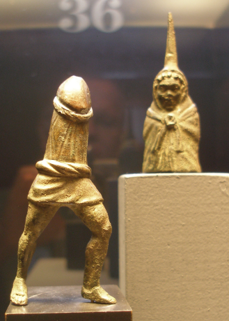 secret pilgrim figurine with cover off