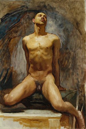 John Singer Sargent ''Nude Study of Thomas E. McKeller''