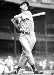 Ted Williams at the bat