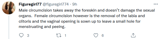 absurd: ''c. takes away the foreskin and doesn't damage the sexual organ''