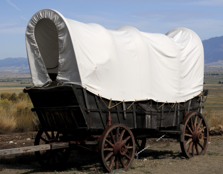 a covered waggon