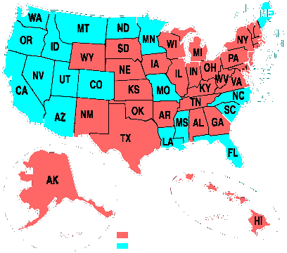 States of the US that do not fund circumcision under Medicaid