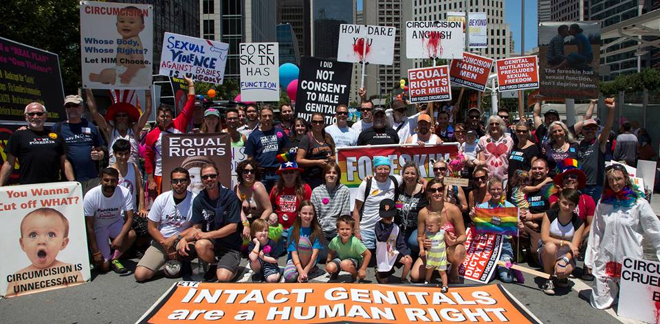 Bay Area Intactivists in SF Pride, 2013