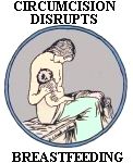 Click to download ''Circumcision Disrupts Breastfeeding'' tee-shirt design