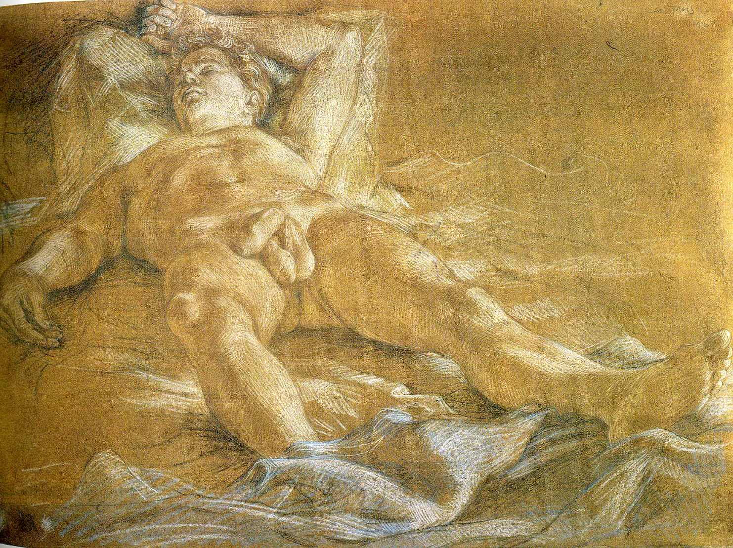 Paul Cadmus ''Nude drawing''