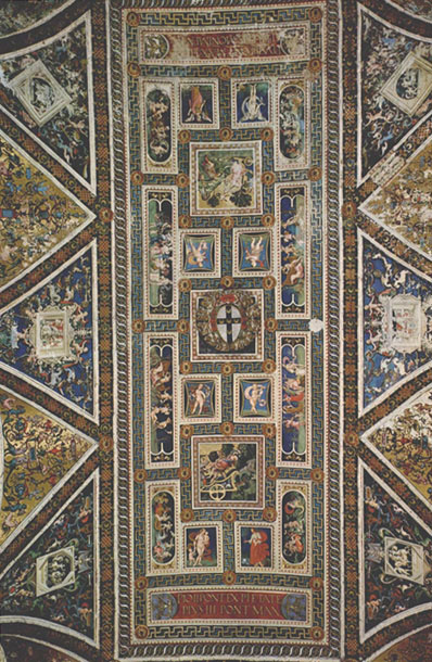Ceiling of the Piccolomini Library, Siena