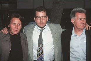 Charlie Sheen, Emilio Estevez and Martin Sheen