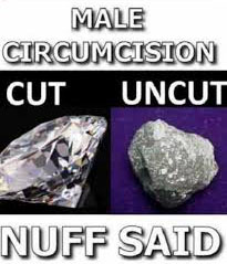 analogy-pictures of cut and uncut diamonds